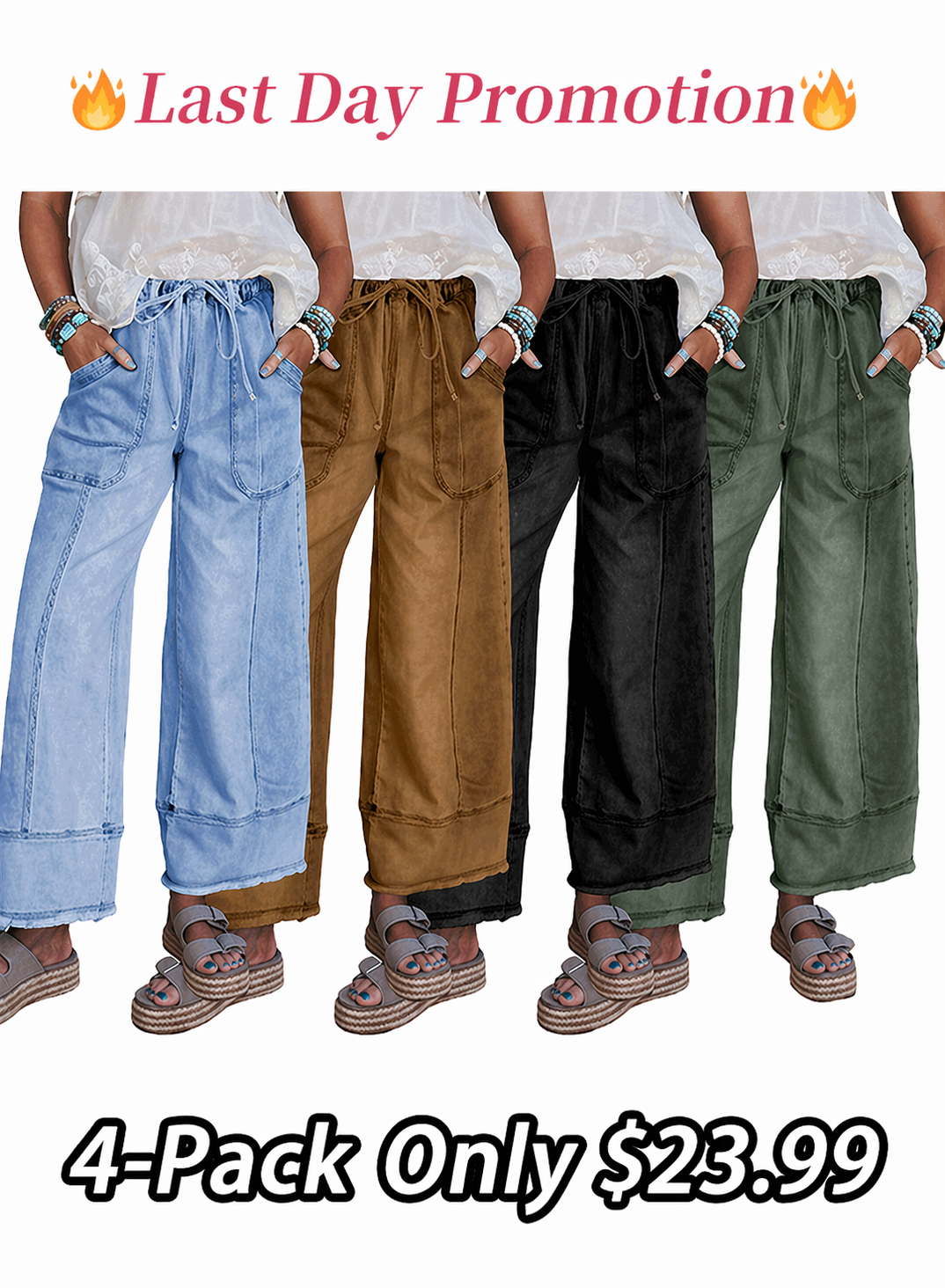 🔥2026 Clearance Item🔥Women's Wide Leg Jeans