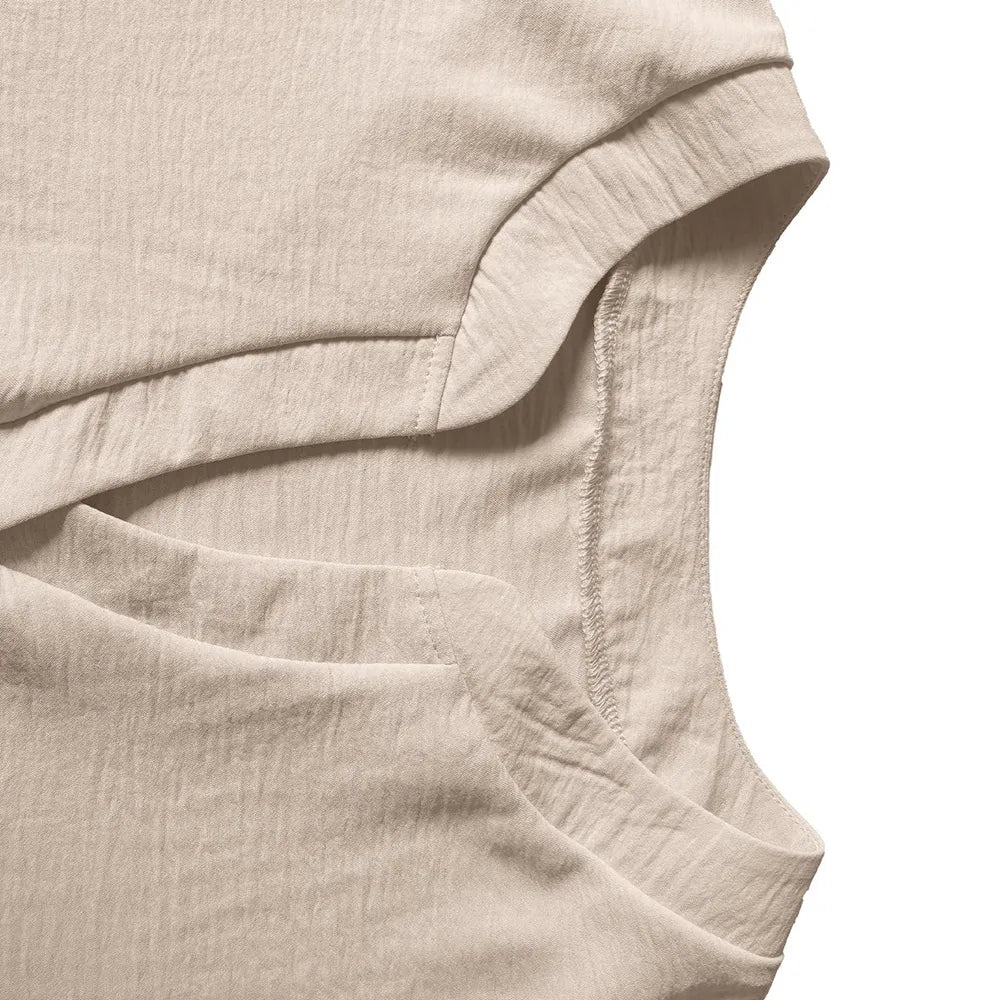 💖 Women's Plus Size Ruffle Sleeve V-Neck Shirt – Loose Fit Everyday Essential